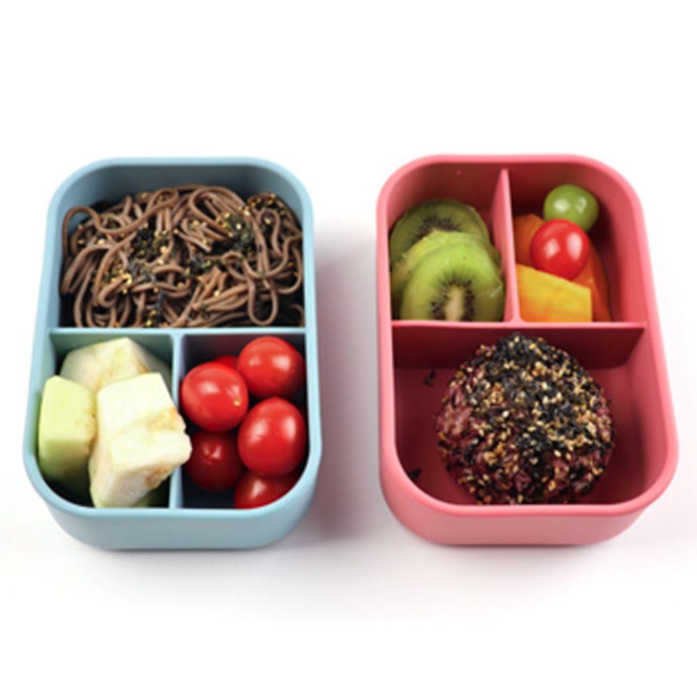 Microwavable Food Container Rectangular Picnic Box Fresh-Keeping Box Lunch Container Office