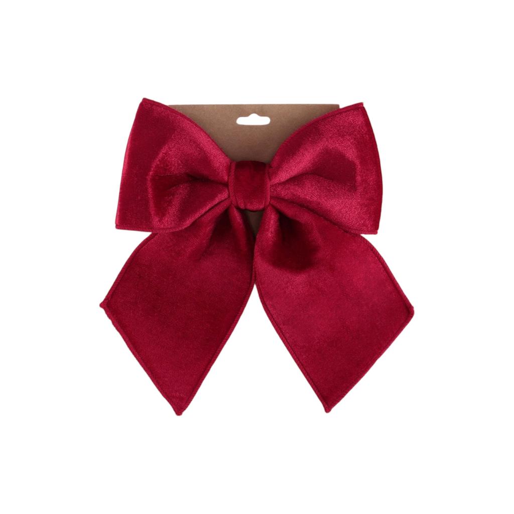 Christmas Decorations High-end Gold Velvet Bow Christmas Flocking Bow Large Red