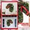Christmas Garland, Christmas Home Decoration For Decorating Front Door, Wall, Door, Window,Porch, Garden, Home, Party