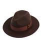 Yunibeosyeolkemiseuteuli Basic Line Brown Wool Fedora