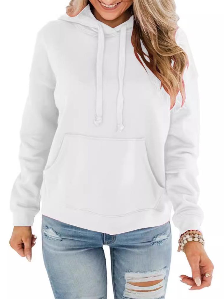 2024 Women's Casual Loose Hooded Sweatshirt - Autumn/Winter Style