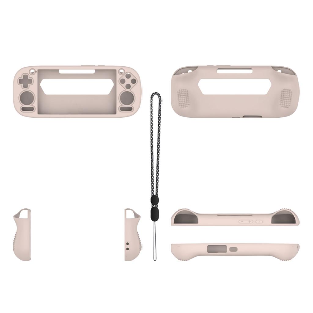 Gamepad Housing Silicone Protector Cover with Lanyard for Retroid Pocket 5 Console Scratchproof Shell Protective Sleeve