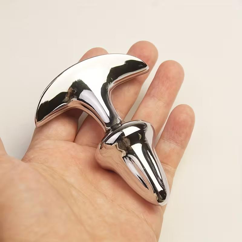 Metall Analtrainer,Juvelierter Arsch Anus Butt Plug,Breite Zwiebel Prostata Massage,Analplug Buttplug,Sexspielzeug für Männer Frauen