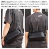 Tanned Natural Cowhide Leather Second Bag for Men Crossbody Chest Shoulder Bag with Shoulder Strap Genuine Leather Suitable for Formal and Ceremonial