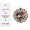 Open - 3D Mandala Wind Chime Beautiful Wolf King Pattern Dynamic Rotating Art Outdoor Decor