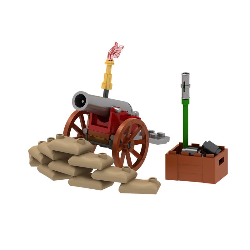 MOC Mittelalterliche Militärkutsche, Kutsche, Streitwagen, Ritter, Transportkutsche, Waffen, Figuren, Gemüse, Holz, Ziegel, Kinderspielzeug