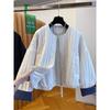 2025 Spring/Autumn Korean Chic Plus Size Quilted Loose Cotton Jacket for Women