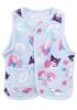 Kaitak Family Sanrio Characters My Melody, Kuromi, and Cinnamoroll Kids' Fleece Pajama Vest, Winter, Sizes 110cm, 130cm, and 150cm (130cm, Saxophone)