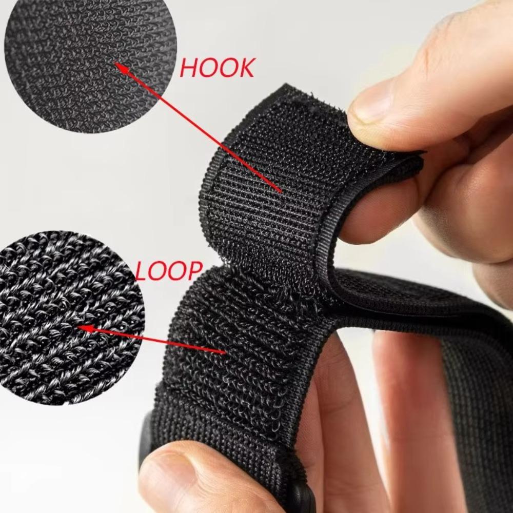 5PCS Nylon Magic Elastic Band Reverse Buckle Extension Strap New Cable Tie Outdoor