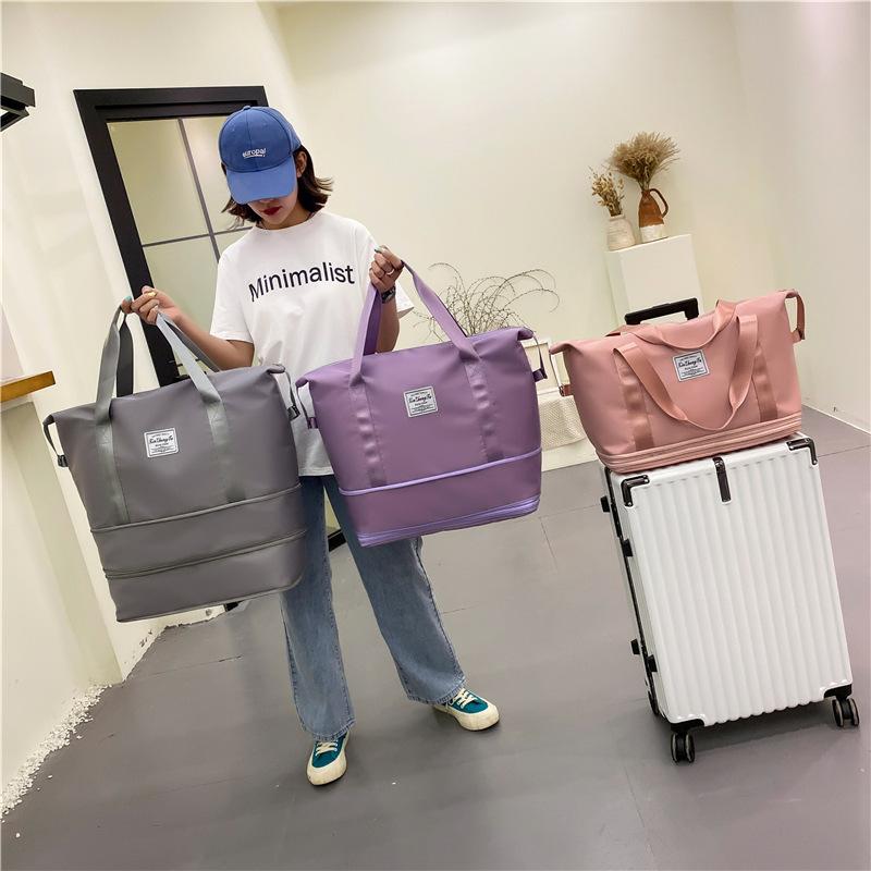Large Capacity Portable Short Travel Bag Can Be Used To Trolley Case for Women Lightweight Business Travel Portable Luggage Storage Bag for Men