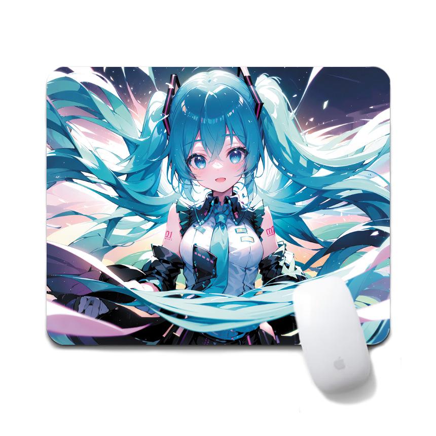 Hatsune Miku Non-Slip Mouse Pad, 20x24cm