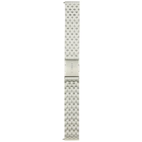 Timex 20mm Stainless Steel Quick Release Bracelet ? Silver Tone with Deployment Clasp, Silver Tone, 6 to 8 inches, Bracelet