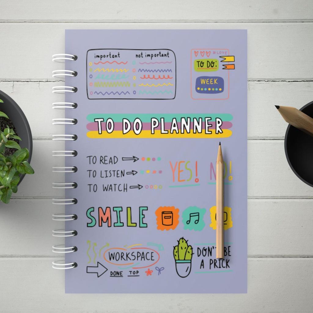 

Книга-план на 2023 год без даты, книга-расписание, A5, английский журнал, ежедневник на катушке, ежедневник фиолетовый