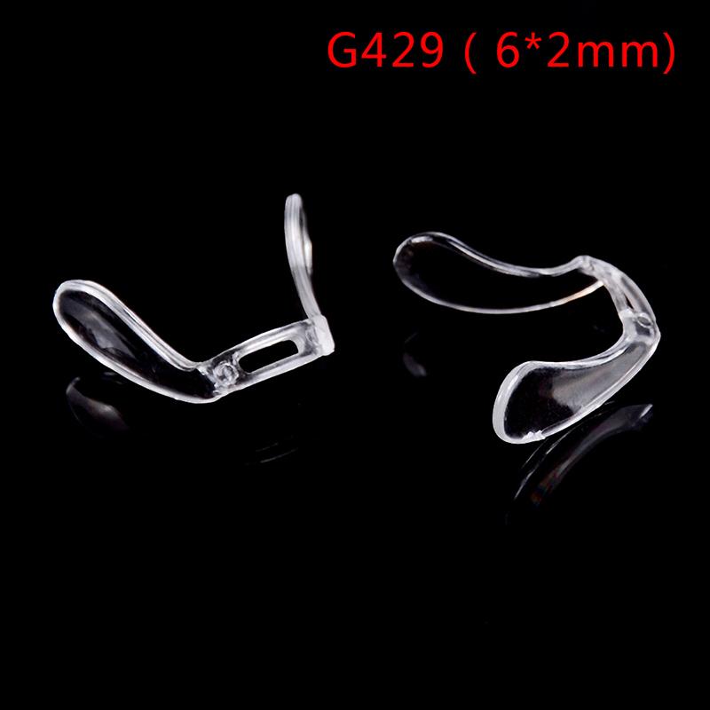 2 stk Pvc-plast anti-skli-stift på neseputer Brillesolbriller Briller