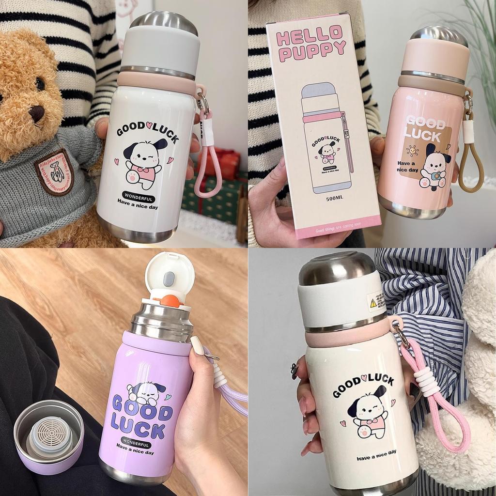 Sanrio Hello Kitty Insulated Water Bottle With Vacuum Technology For Girls And Travel