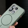 Luxury Matte Simple Magnetic Slim Silicone Soft Edge Case For OnePlus 15 1+15  Anti-fingerprint Wireless Charge Shockproof Cover