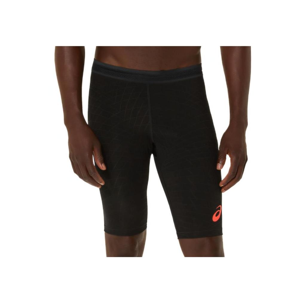 Asics Mms Speed Comfortable Stylish Slim Fit Three-Quarter Sports Shorts Men shorts Black 2091A742-001