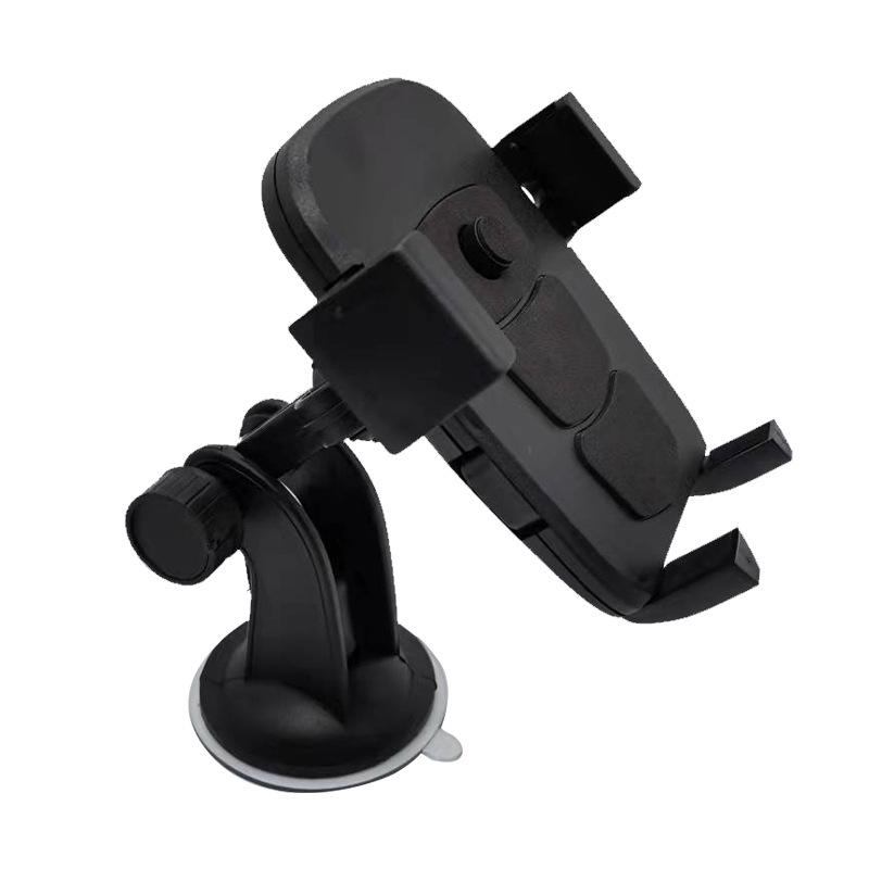 

New telescopic automatic lock navigation car mobile phone holder motorcycle universal quantity from the best чёрный