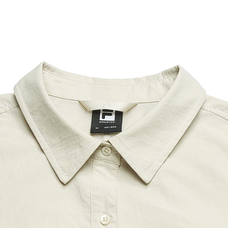 FILA Explorer Drawstring Waist Simple Breathable Shirt Women shirts A11W637403F-BG
