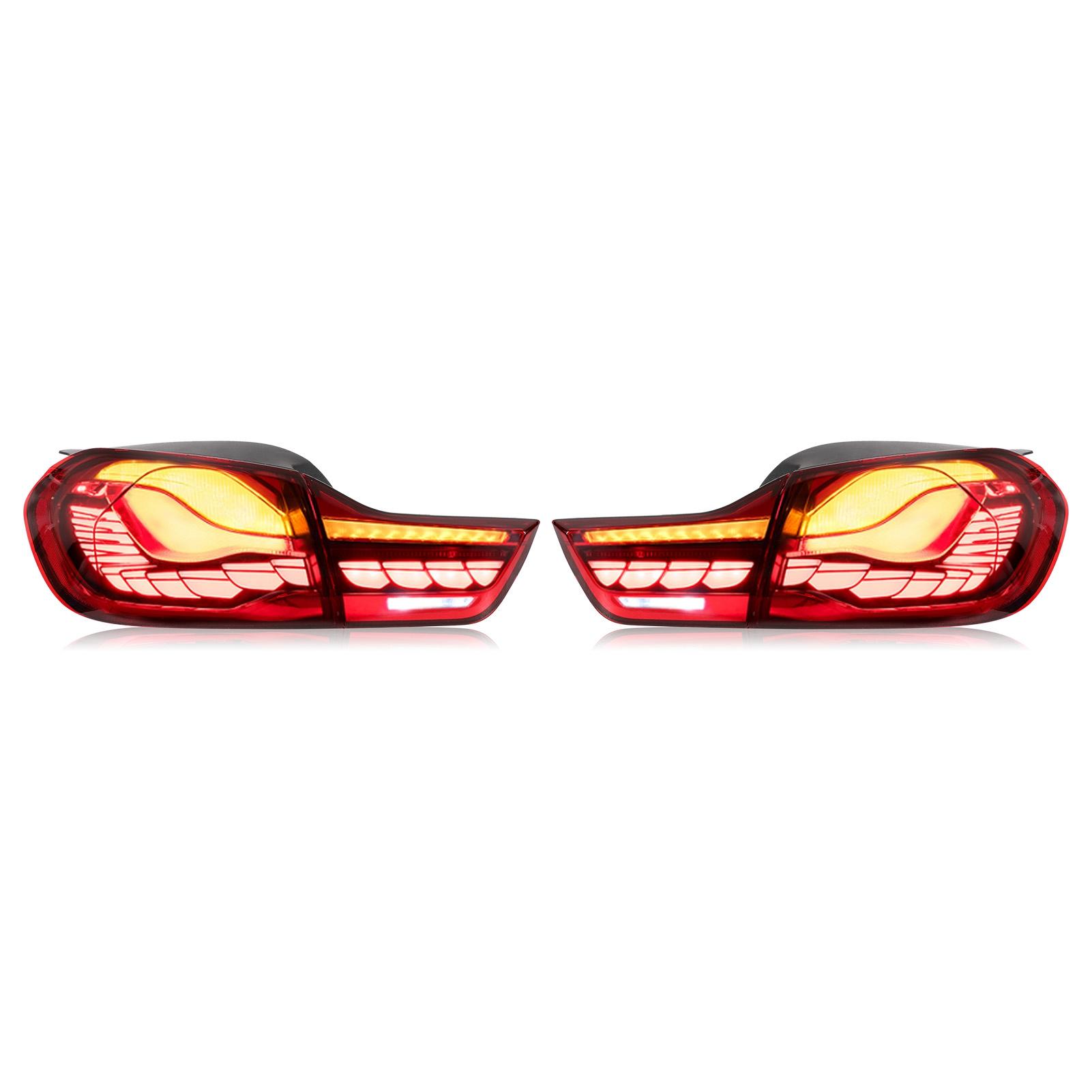 Для GTS OLED Style Полный светодиодный динамический задний фонарь с указателем поворота Замена для 4 серии F32 F33 F36 F82 F83 M4 красный