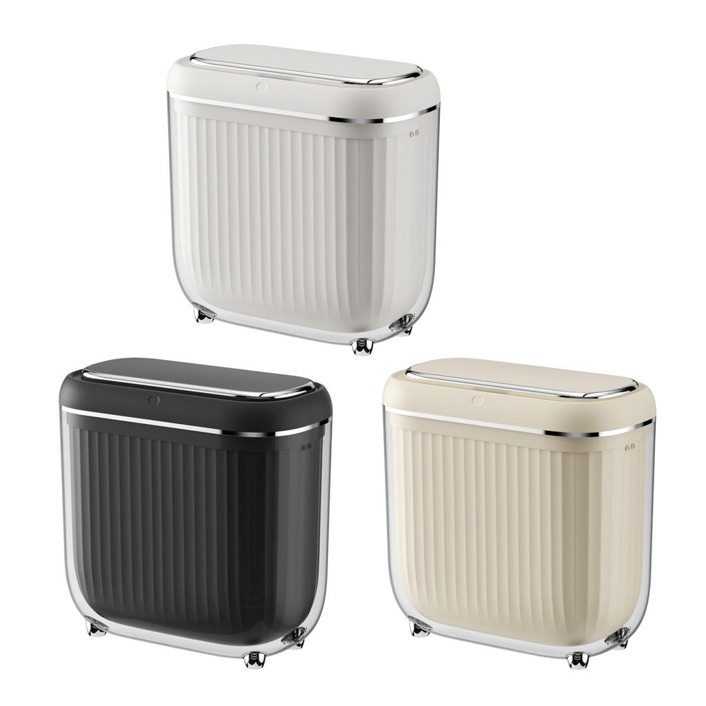 Narrow Trash Can for Bathroom Kitchen Living Room Office Home Toilet Space Saving Multipurpose Intelligent Waste Bin