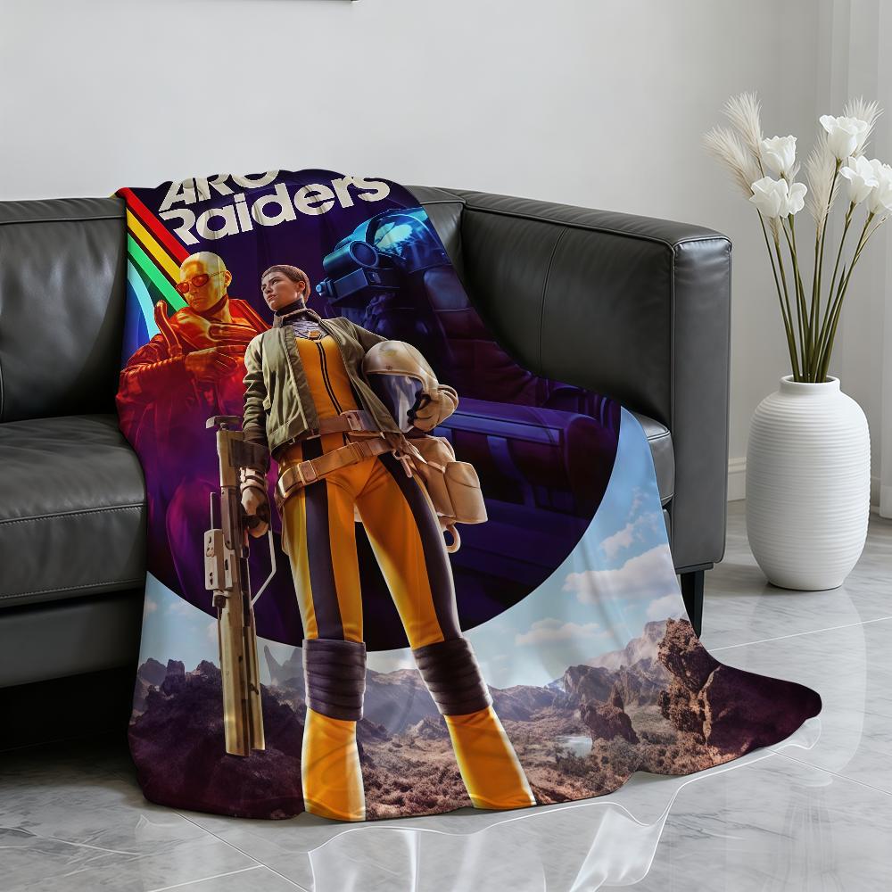 Hot New Game A Arc R RaidersS Blanket Soft Throw Blanket for Home Bedroom Bed Sofa Picnic Travel Office Rest Cover Blanket Gift