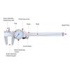 1pc 0-150mm Industry Stainless Steel Vernier Caliper Shock Proof For Dial Vernier Caliper Metric Measuring Tool For Home DIY
