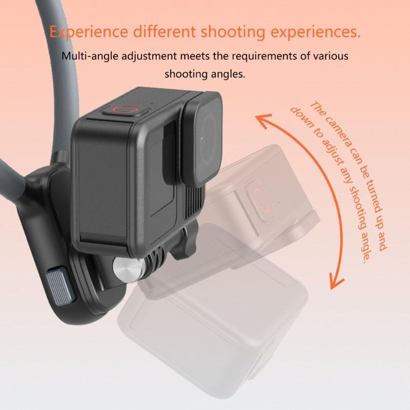 Action Camera Magnetic Neck Holder Quick Release Recording Stand Comfortable for 12/11/10 Action Camera Accessories