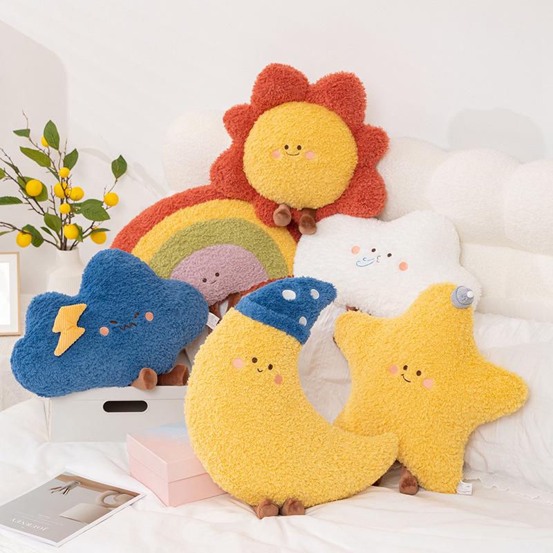 Modern Minimalist Star Cushion: Cute Cloud Tatami Sofa for Living Room