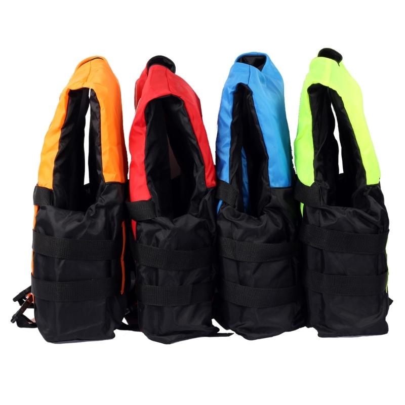 Kids Swimming Life Vest Adjustable Boating Drifting Aid Jackets Buoyancy Jackets with Whistle for Water Sports Activity