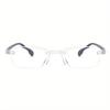 3pcs Unframed Beveled Reading Glasses Elegant Minimalist Design Ideal for Men & Women Perfect for Reading and Everyday Use