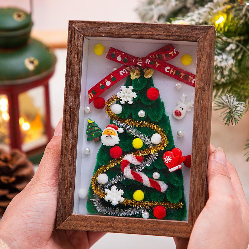 DIY Creative Twist Christmas Tree Photo Frame Kit - Perfect for Girlfriend's Christmas Gift and Desktop Ornament