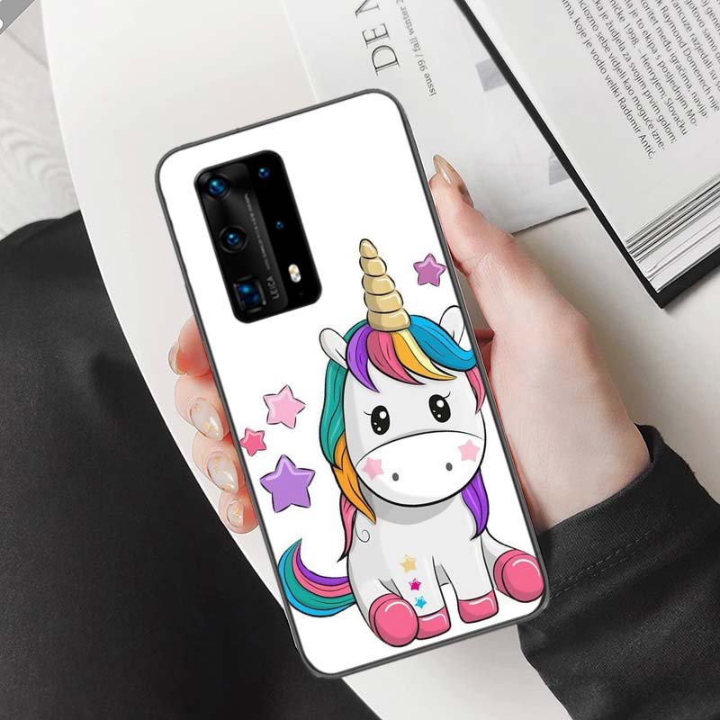 Unicorn Flamingo Phone Case For Huawei Mate 40 30 20 Pro 10 Pro Huawei P50 P40 P30 Lite P20 P10 Lite Cover