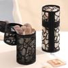 Personality Cylindrical Shape Women Makeup Tools Storage Bag Cosmetic Brush Transparent Pouch Round Makeup Zipper Bag Gift