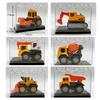 4/6pcs 2 Styles Simulation Diecast Crane Car Alloy Engineering Vehicle Toy  Children Kids Boys