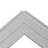 Gutter Guard, 5 inch Width, Aluminum Leaf Filter DIY Gutter Cover, 26 PCS 104 ft Total Length, 0.157'' Hole Diameter & 0.02'' Thick Raptor Gutter
