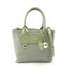 Used DIVIDE IT MINI 2WAY Handbag WB02068BX20934555S Canvas Leather Khaki NEW Women