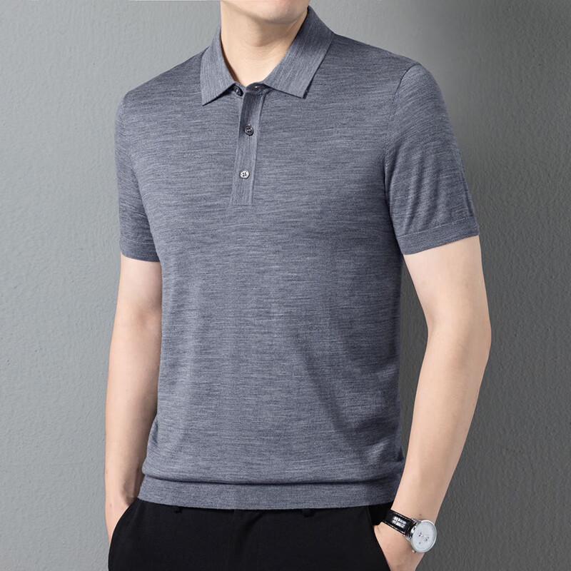 

Firstview Men s Fine Wool Polo Short Sleeve Sweater XL