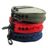 Fishing Wire Storage Bag Zipper Closure Large Capacity Water-Resistant Fabric Lightweight Portable Fishing Gear Organizer