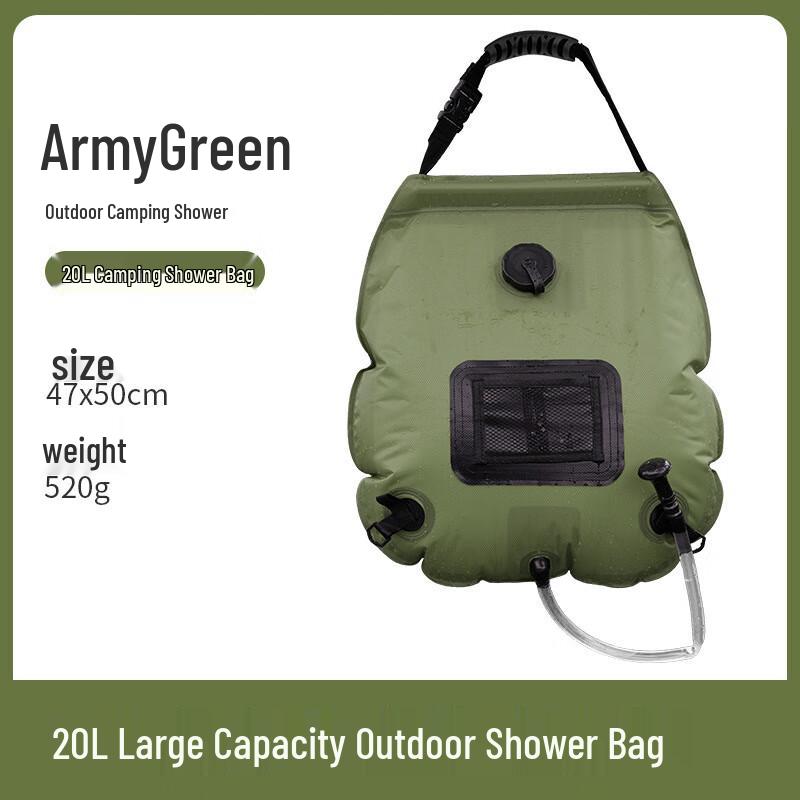 20L Solar Portable Camping Shower Bag