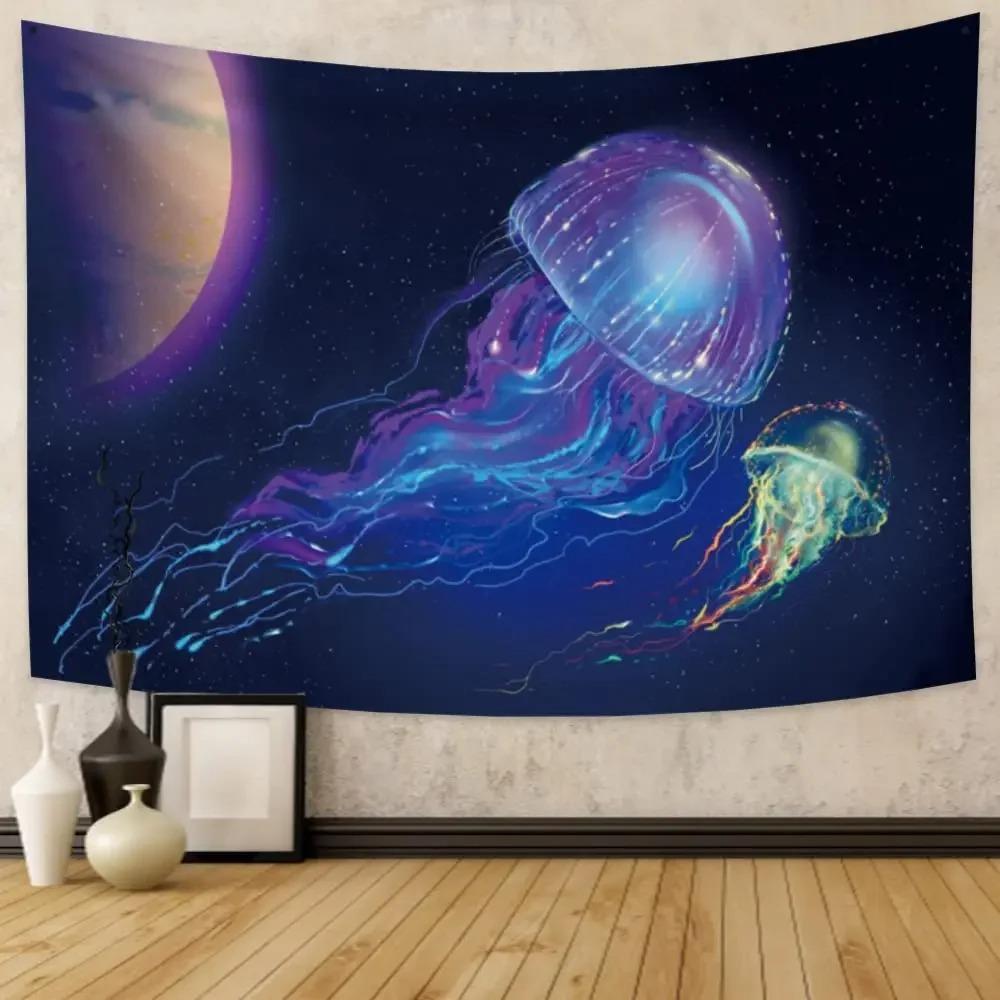 Fantasy Jellyfish Tapestry Office Living Room Decoration Home Wall Tapestry