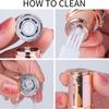 Portable Mustache Razor Battery Powered Eyebrow Trimmers Compact Women Epilator  Cheeks