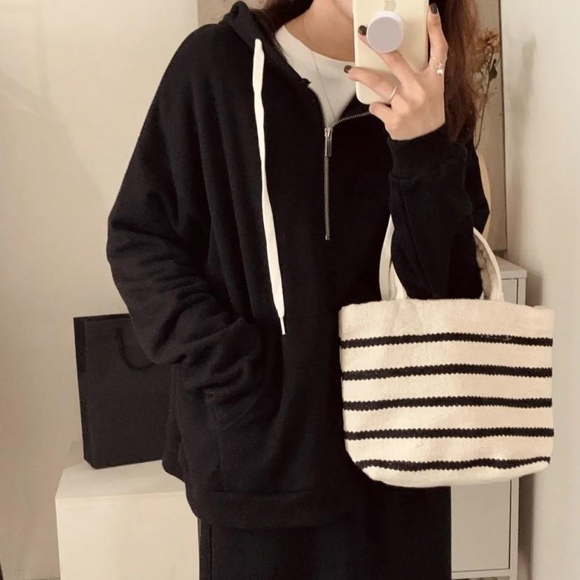 

Женская холщовая мини-сумка-тоут 2024: Универсальная сумка в литературном стиле и ланч-бокс Medium