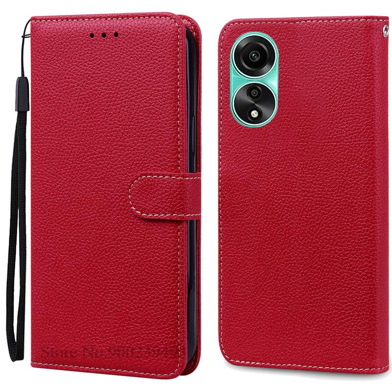 For OPPO A78 4G Case Leather Flip Wallet Case For OPPO A78 CPH2565 Phone Case For OPPO A78 5G CPH2483 CPH2495 Cover Fundas