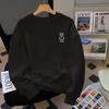 [FEISEDY] Hoodie Sweatshirt Men's Stylish T-Shirt Pullover Casual Loose Large Size Hoodie Round Neck Long Sleeve Soft Light Comfortable Popular