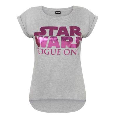 Womens/Ladies Rogue One Dipped Hem T-Shirt