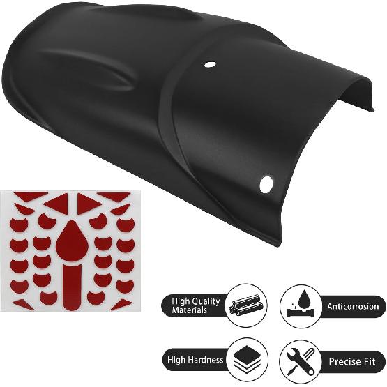 CHIFUN Front Fender Mudguard Extender for Honda Transalp 750 XL750 2023-2025, Motorcycle Wheel Cover Splash Guard Extension Dust Guards Accessories