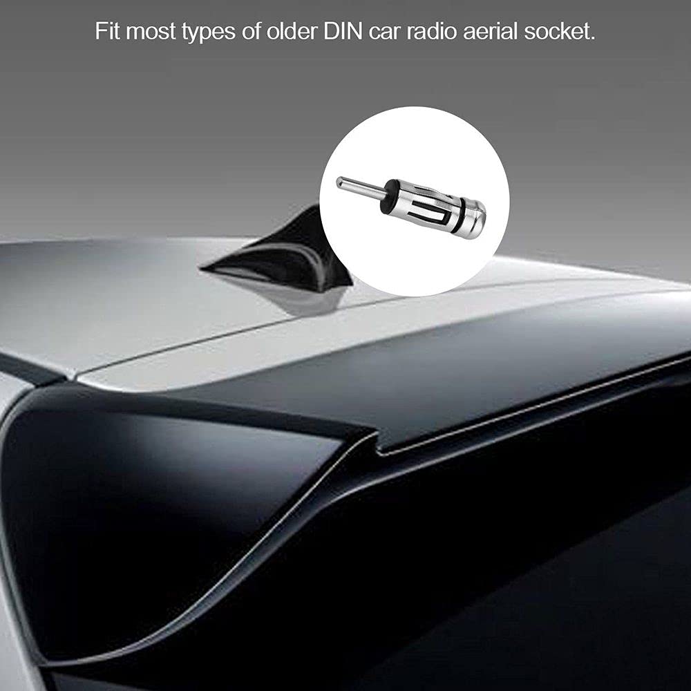 1 ISO-DIN Antenna Adapter - Car Audio Plug Conversion Connector