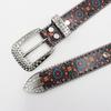Bohemian Rhinestone Leather Belt - High-End Y2K Style Women's Trendy Waistband