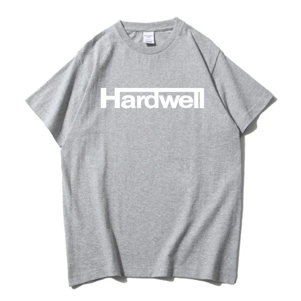 DJ Hardwell Logo Print Tshirt Cotton Short Sleeve Male Tshirts Unisex Hip Hop Streetwear Casual Oneck Men Women T Shirt Tees